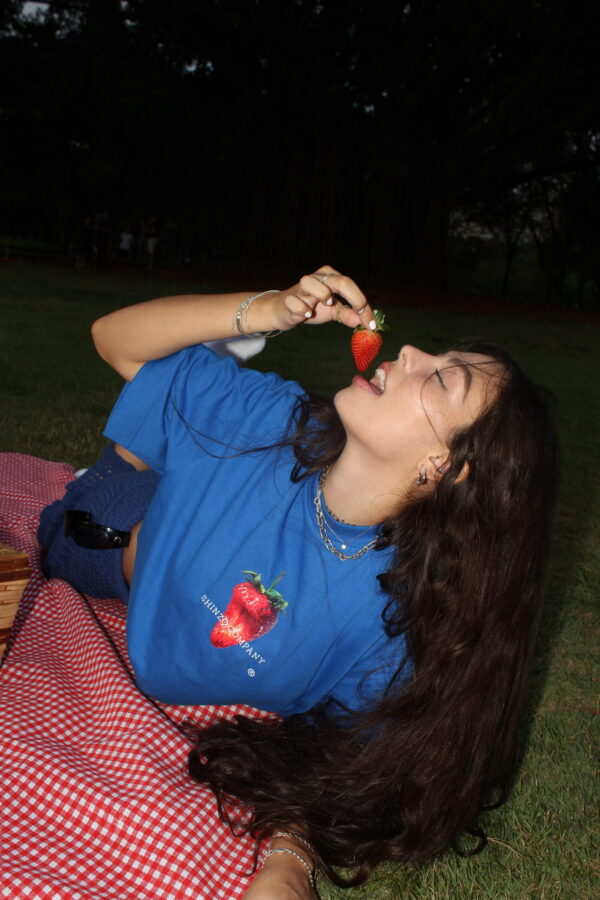 Camiseta Azul - Strawberry Mode - Imagem 3
